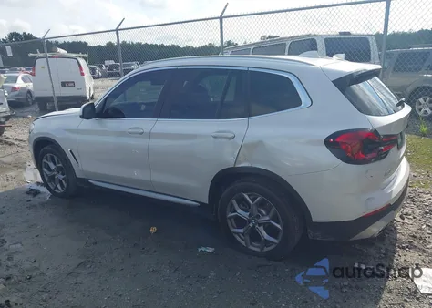 2023 BMW X3 xDrive30I из США, поврежденный, VIN 5UX53DP06P9R23260